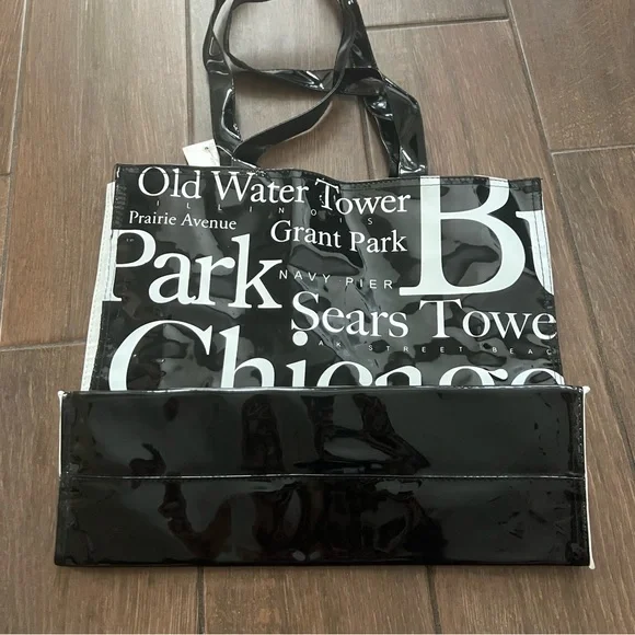PVC Vinyl Jay Joshua Chicago Tote Bag with Tags; Never Used - Picture 2 of 10